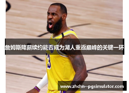 詹姆斯降薪续约能否成为湖人重返巅峰的关键一环